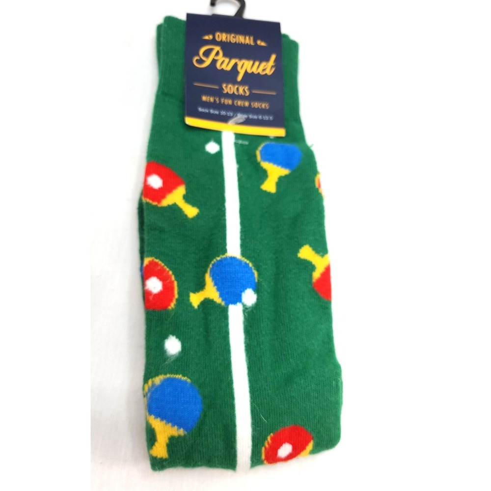 Ping Pong Socks Funny Mens Socks Great Gift for Ping Pong Lovers Novelty Socks